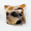 Imitate Animal skins Acrylic Beads, Painted Spray-paint, 20x16mm Hole:2mm, Sold by Bag