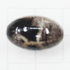 Imitate Animal skins Acrylic Beads, Painted Spray-paint, Oval 14x9mm Hole:1mm, Sold by Bag