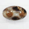 Imitate Animal skins Acrylic Beads, Painted Spray-paint, Oval 19x12mm Hole:1.5mm, Sold by Bag