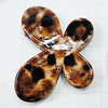 Imitate Animal skins Acrylic Beads, Painted Spray-paint, Butterfly 24x45mm Hole:2.5mm, Sold by Bag