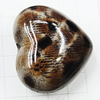 Imitate Animal skins Acrylic Beads, Painted Spray-paint, Heart 29x26mm Hole:3mm, Sold by Bag