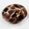 Imitate Animal skins Acrylic Beads, Painted Spray-paint, 31x25mm Hole:2mm, Sold by Bag