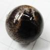 Imitate Animal skins Acrylic Beads, Painted Spray-paint, Round 12mm, Sold by Bag