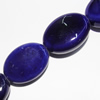 Ceramics Jewelry Beads, Flat Oval 31x23mm, Sold by Bag