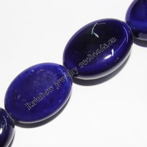 Ceramics Jewelry Beads, Flat Oval 31x23mm, Sold by Bag
