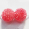  Villiform Acrylic Beads, Round 9mm, Sold by Bag
