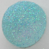 Colorful Acrylic Beads，Flat Round 20mm Sold by Bag
