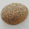 Colorful Acrylic Beads，Flat Oval 12x16mm Sold by Bag
