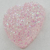 Colorful Acrylic Beads，Heart 12mm Sold by Bag