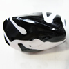 Painted Spray-paint Stripe Acrylic Beads, Twist Drum 32x21mm Hole:3mm, Sold by Bag 