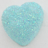 Colorful Acrylic Beads，Heart 16mm Sold by Bag