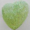 Colorful Acrylic Beads，Heart 24mm Sold by Bag