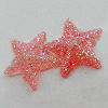 Colorful Acrylic Beads，Star 15mm Sold by Bag
