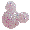 Colorful Acrylic Beads，Mickey 14mm Sold by Bag