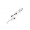 Sterling Silver Pendants platina plating, 27x7mm, Sold by PC