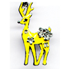 Zinc Alloy Enamel Jewelry Findings, Christmas Charm/Pendant, Wapiti  10mm-20mm, Sold by Group 