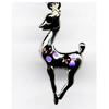 Zinc Alloy Enamel Jewelry Findings, Christmas Charm/Pendant, Wapiti  10mm-20mm, Sold by Group 