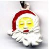 Zinc Alloy Enamel Jewelry Findings, Christmas Charm/Pendant, Santa 10mm-20mm, Sold by Group 