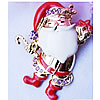 Zinc Alloy Enamel Jewelry Findings, Christmas Charm/Pendant, Santa 10mm-20mm, Sold by Group 