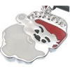 Zinc Alloy Enamel Jewelry Findings, Christmas Charm/Pendant, Santa 10mm-20mm, Sold by Group 