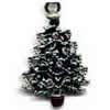 Zinc Alloy Enamel Jewelry Findings, Christmas Charm/Pendant, Christmas tree 10mm-20mm, Sold by Group 