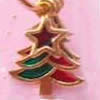 Zinc Alloy Enamel Jewelry Findings, Christmas Charm/Pendant, Christmas tree 10mm-20mm, Sold by Group 