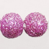 Colorful Acrylic Beads，Round 6mm Hole:1mm Sold by Bag