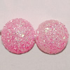 Colorful Acrylic Beads，Round 8mm Hole:1mm Sold by Bag