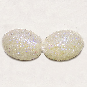 Colorful Acrylic Beads，Oval 10x7mm Hole:1mm Sold by Bag