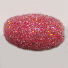 Colorful Acrylic Beads，Oval 13x8mm Hole:1mm Sold by Bag