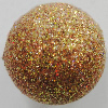 Colorful Acrylic Beads，Round 21mm Sold by Bag