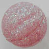 Colorful Acrylic Beads，Round 22mm Sold by Bag