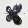  Plating Acrylic Beads, Butterfly 29x22 Hole:2mm, Sold by Bag