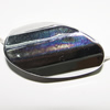  Plating Acrylic Beads, Twist Flat Oval 32x18mm Hole:3mm, Sold by Bag