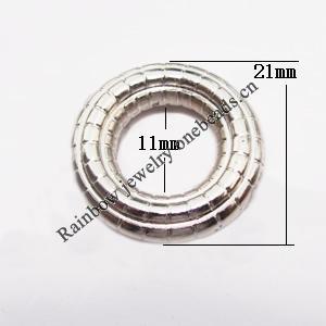 Jewelry findings, CCB plastic Beads, Donut O:21 I:11mm, sold By Bag