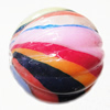 Watermark Acrylic Beads, Fluted Round 22mm Hole:3mm, Sold by Bag