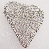 Iron Thread Component Handmade Lead-free, 49x46mm Hole:3mm Sold by Bag