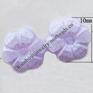 Crackle Acrylic Beads, Flower 10mm Sold by bag 