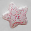 Crackle Acrylic Beads, Star 16mm Sold by bag 