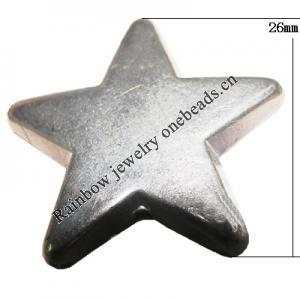 Acrylic Beads，Star 26mm, Sold by Bag