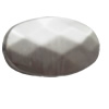 Acrylic Beads，Faceted flat Oval 34x20mm, Sold by Bag
