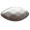 Acrylic Beads，Faceted Flat Horse Eye 43x20mm, Sold by Bag