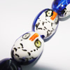 Ceramics Jewelry Beads, Owl 21x16mm, Sold by Bag