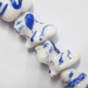 Ceramics Jewelry Beads, Dog 15x16mm, Sold by Group