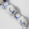 Ceramics Jewelry Beads, Monkey 19x11mm, Sold by Group