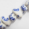 Ceramics Jewelry Beads, Tiger 18x15mm, Sold by Group
