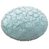 Crackle Acrylic Beads, Flat Oval 25x17mm Sold by bag 