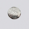 Jewelry findings, CCB plastic Beads, Flat Round 18mm Hole:1.5mm, Sold by Bag