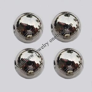 Jewelry findings, CCB plastic Beads, Round 8mm Hole:1mm, Sold by Bag