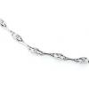 Sterling Silver European style Bracelets, with Zircon, Length:7.1 Inch, Sold by PC